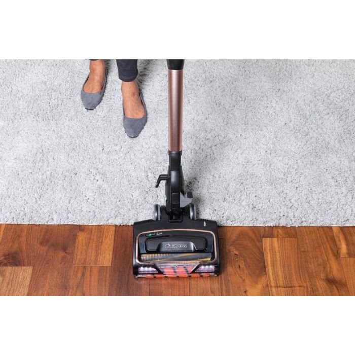 Shark HZ500UKT Anti Hair Wrap Corded Stick Vacuum Cleaner with Flexology + TruePet - Rose Gold