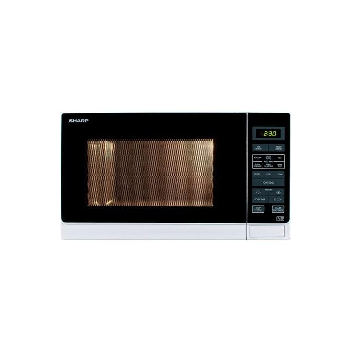 Sharp R372WM 25 Litre Solo Microwave - White