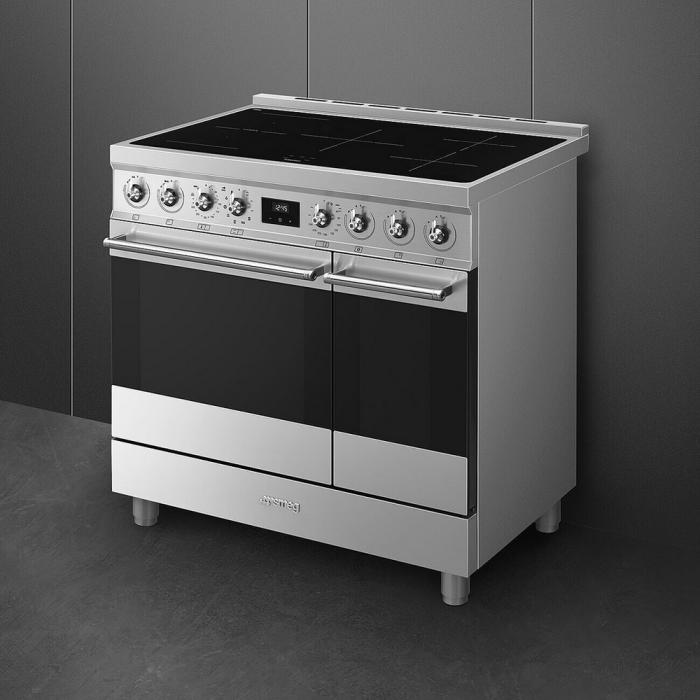 Smeg C92IPX2 85.3cm Electric Double Oven & Induction Hob