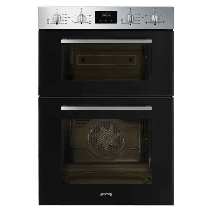Smeg DOSF400B 59.7cm Built In Electric Double Oven - Black