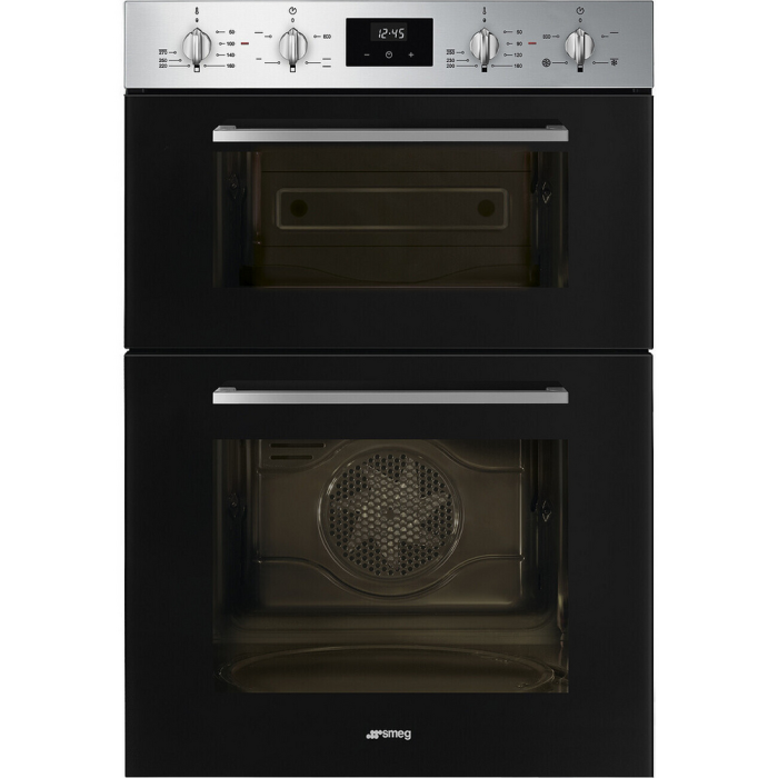 Smeg DOSF400B 59.7cm Built In Electric Double Oven - Black