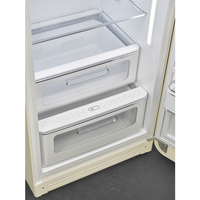Smeg FAB28RCR6UK 60.1cm Cream Fridge Freezer