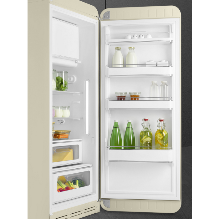 Smeg FAB28RCR6UK 60.1cm Cream Fridge Freezer