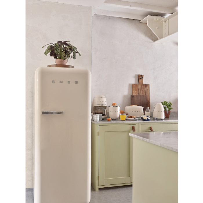 Smeg FAB28RCR6UK 60.1cm Cream Fridge Freezer