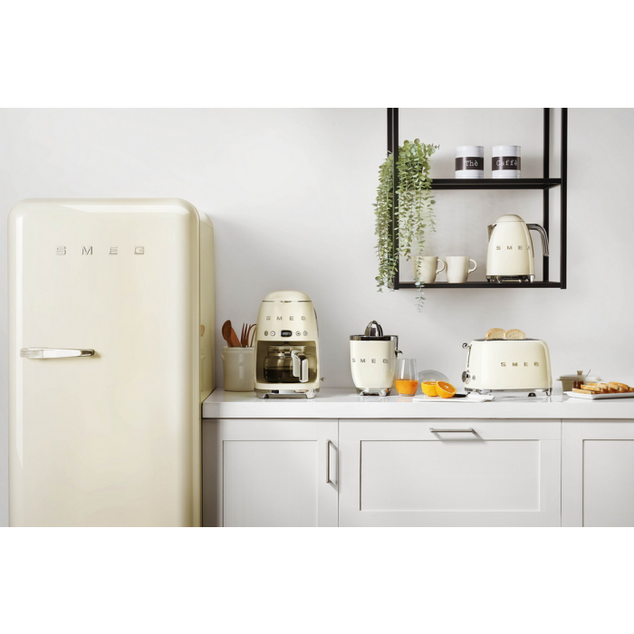Smeg FAB28RCR6UK 60.1cm Cream Fridge Freezer