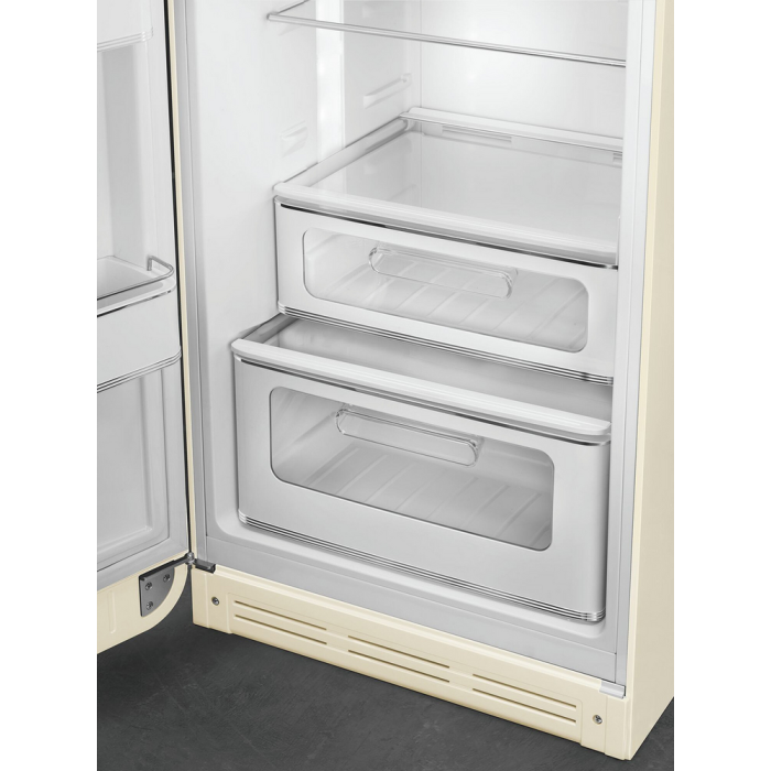 Smeg FAB30LCR6UK 60cm 75/25 Fridge Freezer Cream