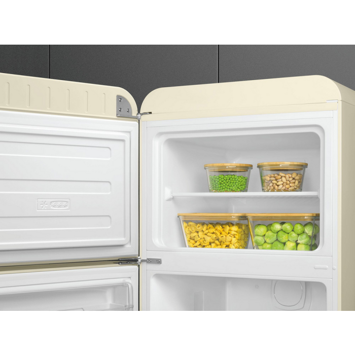 Smeg FAB30LCR6UK 60cm 75/25 Fridge Freezer Cream