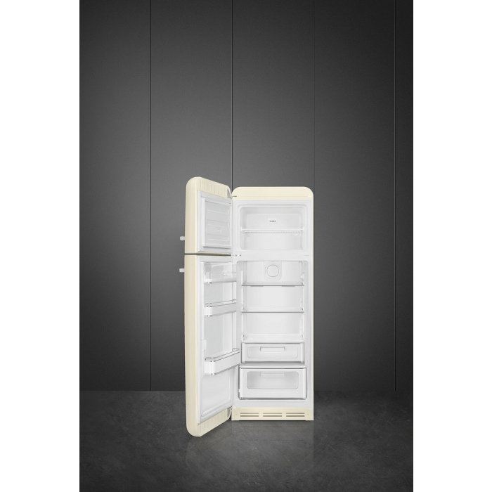 Smeg FAB30LCR6UK 60cm 75/25 Fridge Freezer Cream