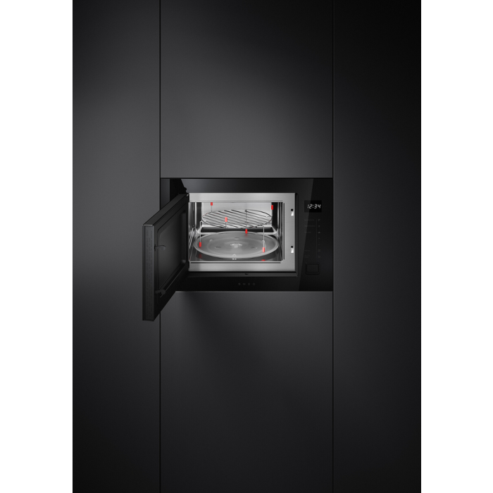 Smeg FMI225BI 25L Built In Microwave Black