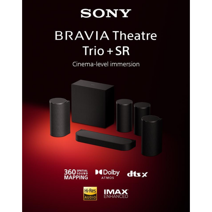 Sony BRAVIA Theatre Trio 5.1ch to 7.1ch Black Model