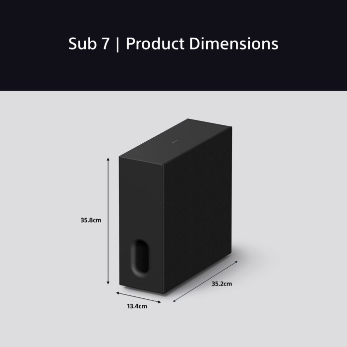 Sony SASW7.CEJ BRAVIA Theatre Wireless Subwoofer 7 - Black