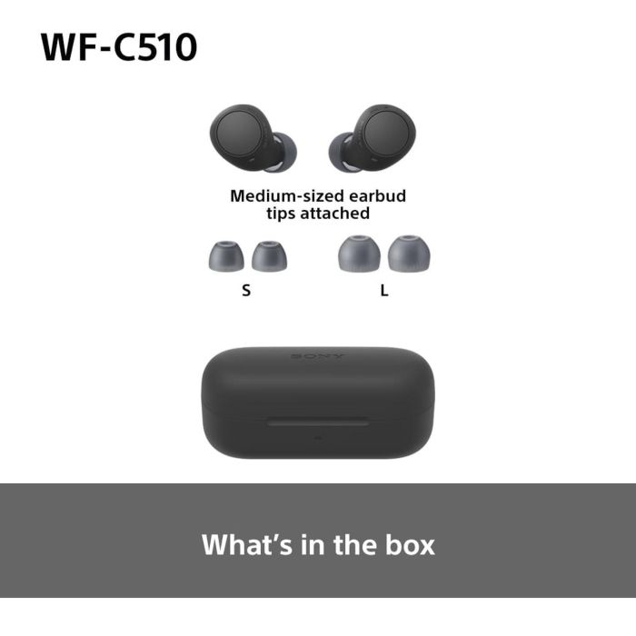Sony WFC510B.CE7 Wireless In ear headphones - Black