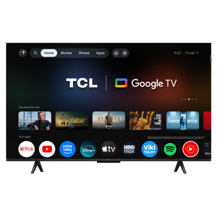 TCL 43P7L-UK 43inch 4K HDR QLED Google TV Black