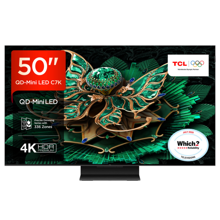 TCL 50C7K-UK 50-inch 4K QD-Mini LED TV