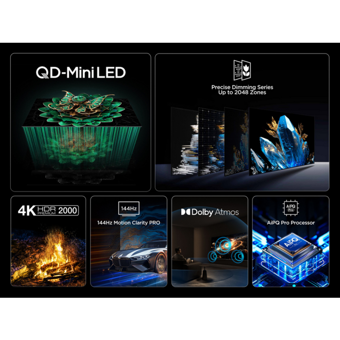 TCL 50C7K-UK 50-inch 4K QD-Mini LED TV
