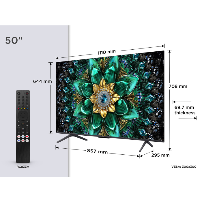 TCL 50Q6C-UK 50inch 4K Ultra HD TV