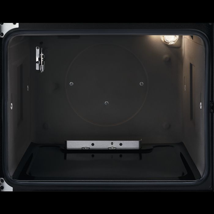 Zanussi ZCG43250BA 60cm Double Oven Gas Cooker with Induction Hob - Black