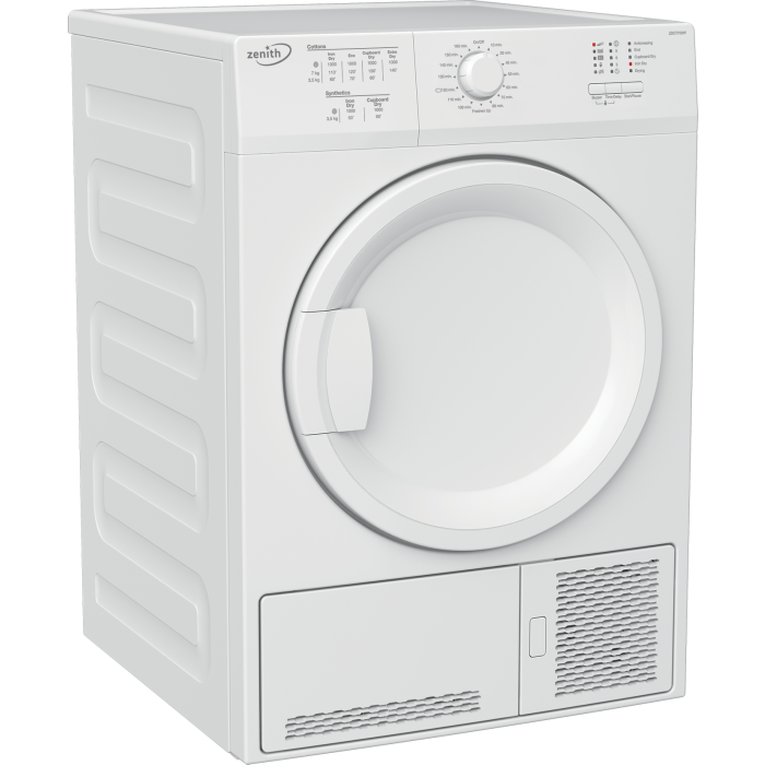 Zenith ZDCT700W 7kg Condenser Tumble Dryer - White