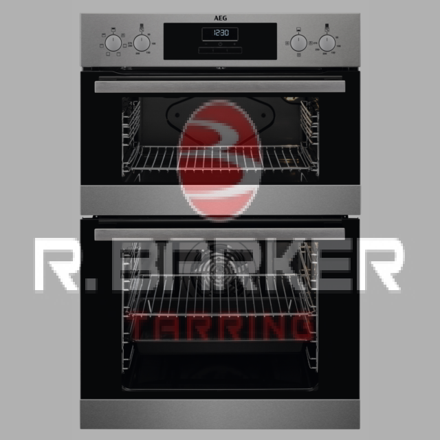 AEG DEX33111EM 59.4cm Built In Electric Double Oven - Stainless