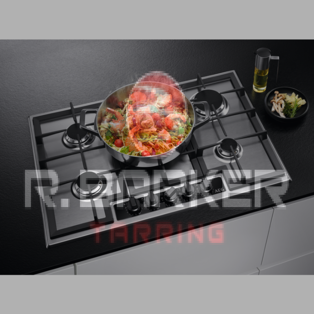 AEG HGB75420YM 75cm Gas Hob - Stainless Steel