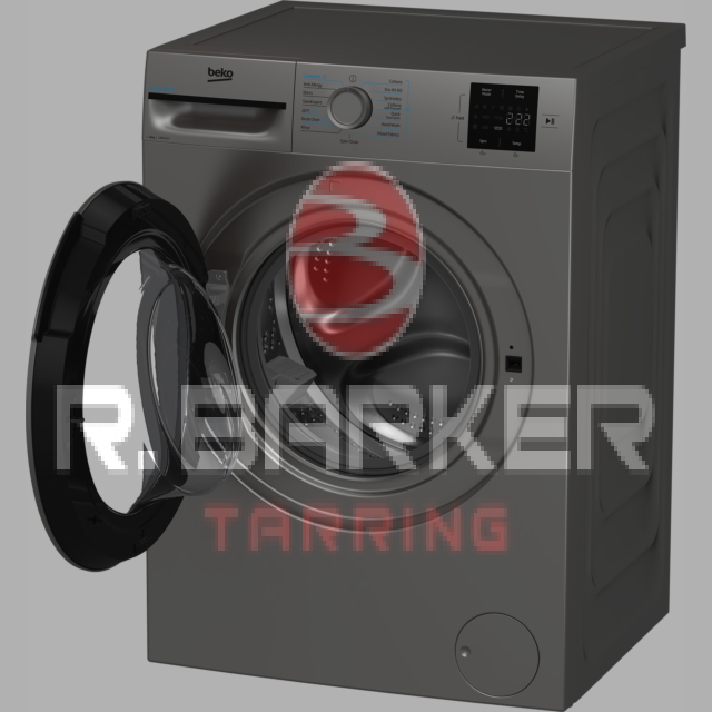 Beko BMN3WT3841S 8kg 1400 Spin RecycledTub Washing Machine - Silver