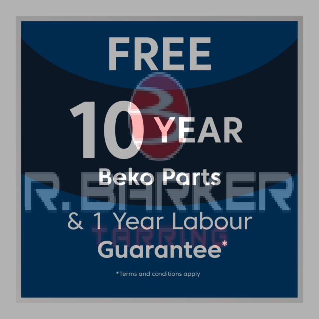 Beko BMN3WT3841S 8kg 1400 Spin RecycledTub Washing Machine - Silver
