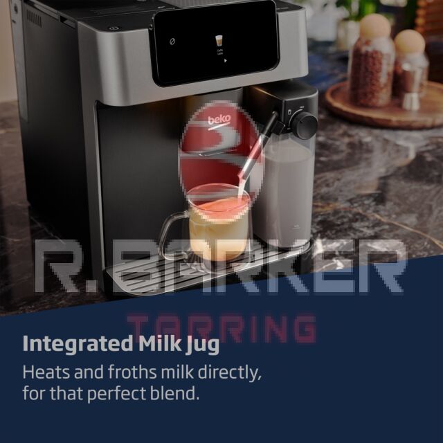 Beko CEG7304X Bean to Cup Fully Automatic Espresso Machine with Integrated Milk Jug - Silver
