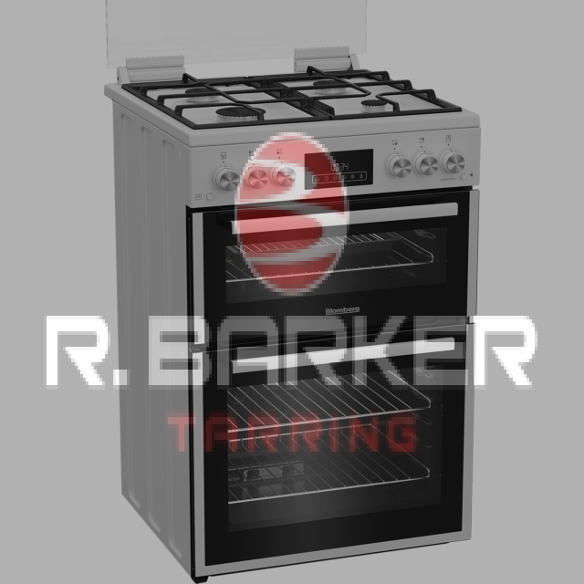 Blomberg GGRN655W 60cm Double Oven Gas Cooker with Gas Hob - White