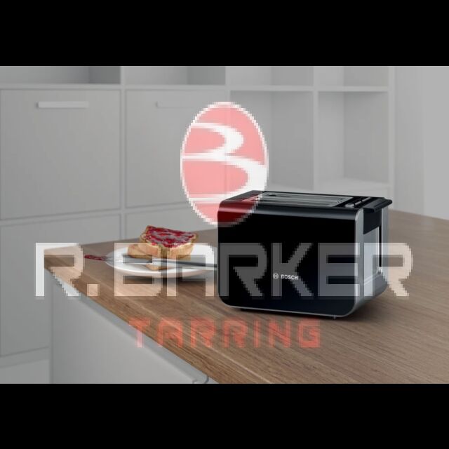 Bosch TAT8613NGB Styline TAT8613NGB 2 Slice Toaster -Black