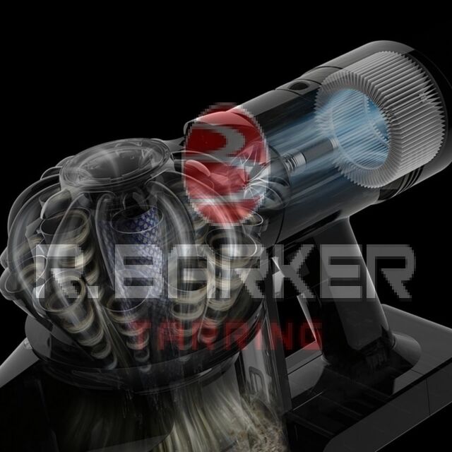 Dyson CARBOAT Handheld Vacuum - 50 Minutes Run Time - Grey