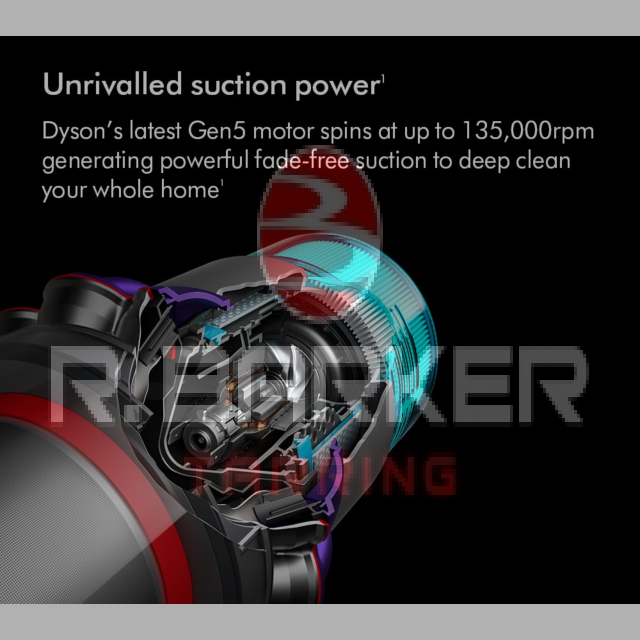 Dyson GEN5DETECT-2023 Cordless Stick Vacuum Cleaner - 70 Minutes Run Time - Purple
