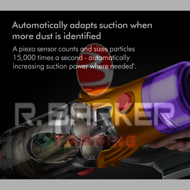 Dyson V12-2023 Cordless Stick Vacuum - 60 Minutes Run Time - Nickel