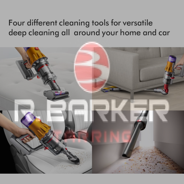 Dyson V12-2023 Cordless Stick Vacuum - 60 Minutes Run Time - Nickel
