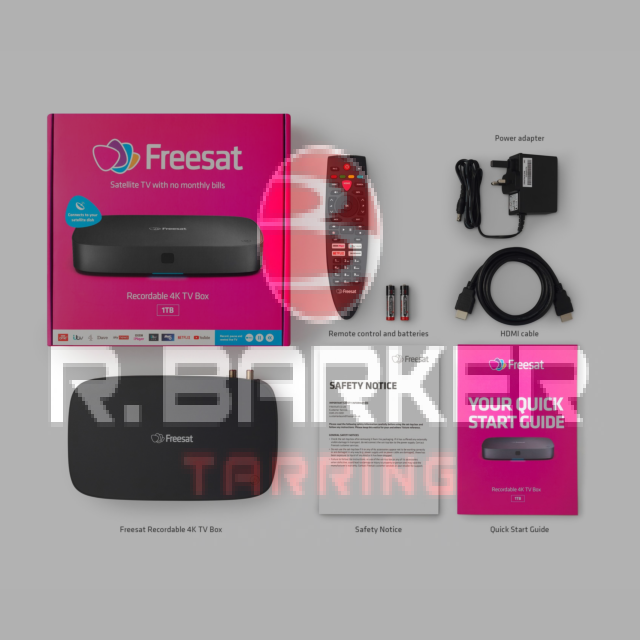 Freesat UHD_4X_1000 UHD-4X-1000 Freesat Recorder 1TB - Anthracite