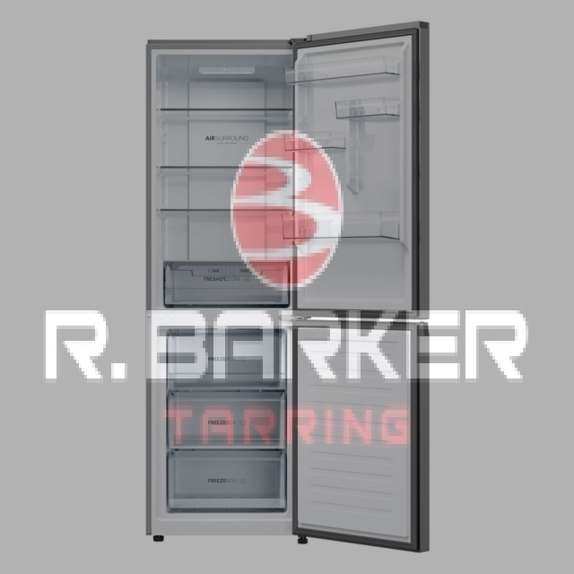 Haier HDPR3618DNPK 355L No Frost Fridge Freezer Stainless
