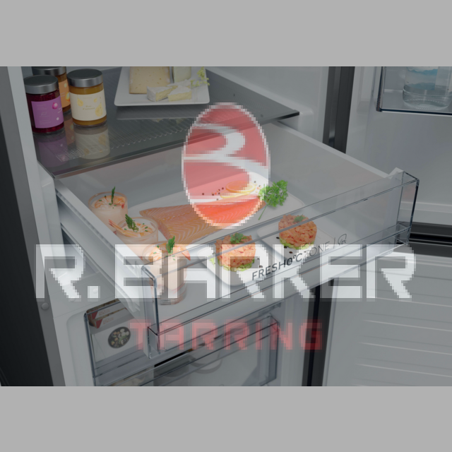 Haier HDPR3618DNPK 355L No Frost Fridge Freezer Stainless