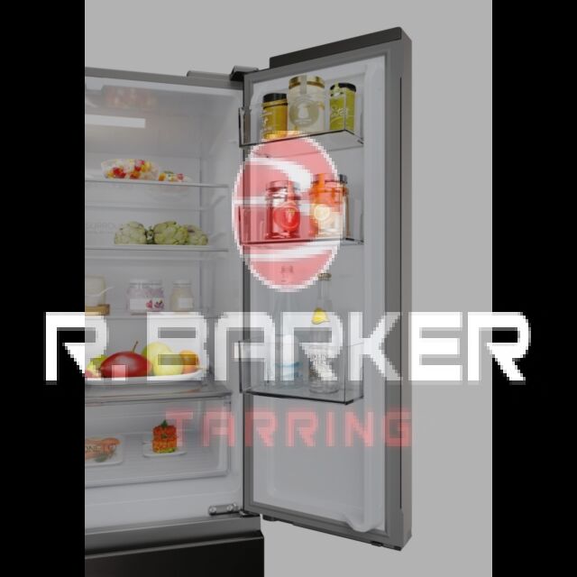 Haier HFR3718ENMD 70cm 60/40 Total No Frost Fridge Freezer - Dark Inox