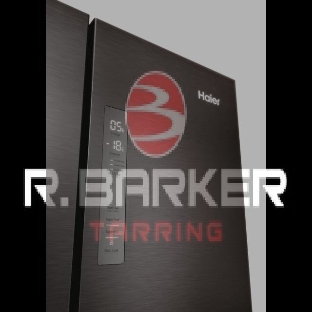 Haier HFR3718ENMD 70cm 60/40 Total No Frost Fridge Freezer - Dark Inox
