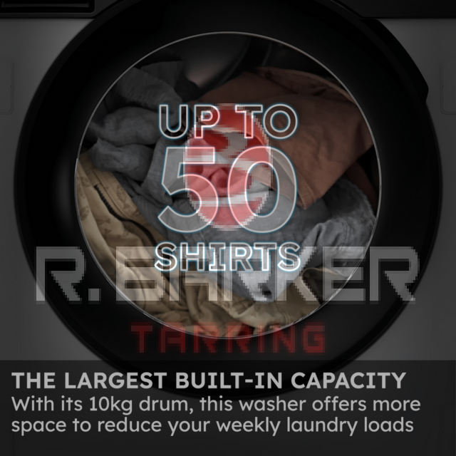 Haier HWB100B14858AUUK 10kg 1400 Spin Washing Machine