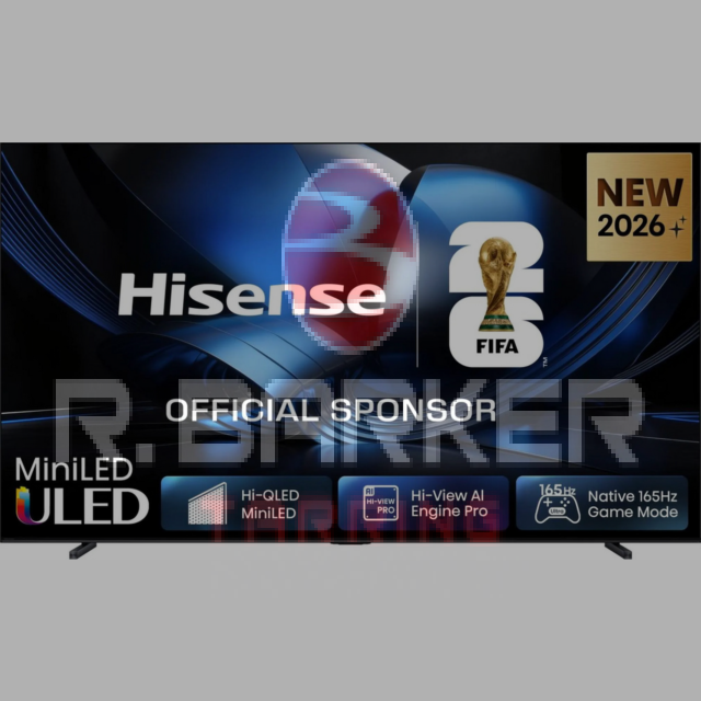 Hisense 100U7STUK 100inch MiniLED 4K 144Hz Smart TV