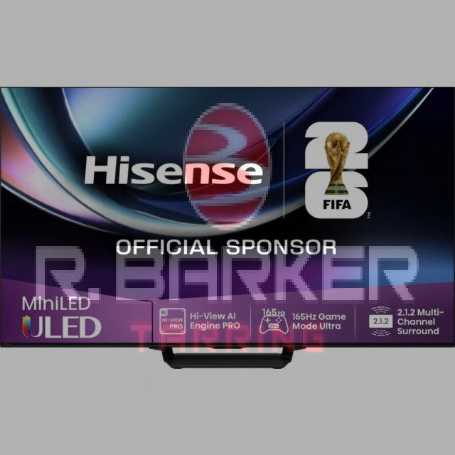 Hisense 85U7STUK PRO 85inch 4K MiniLED TV 165Hz