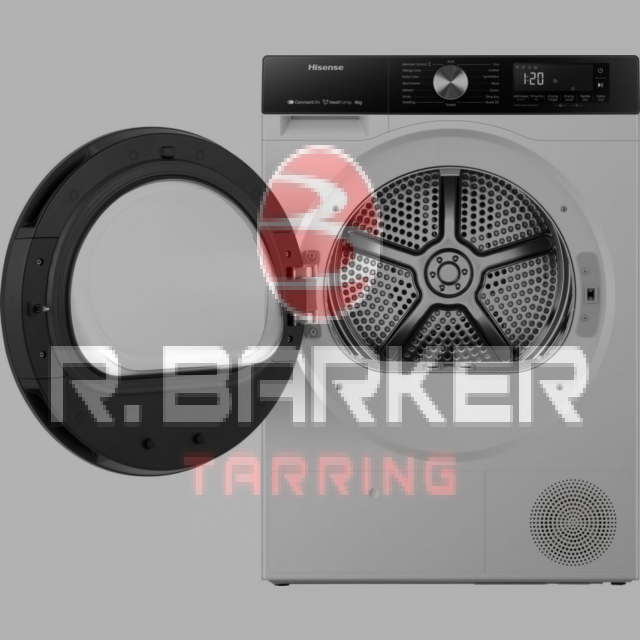 Hisense DH3S802BW3 8kg Heat Pump Tumble Dryer WiFi White