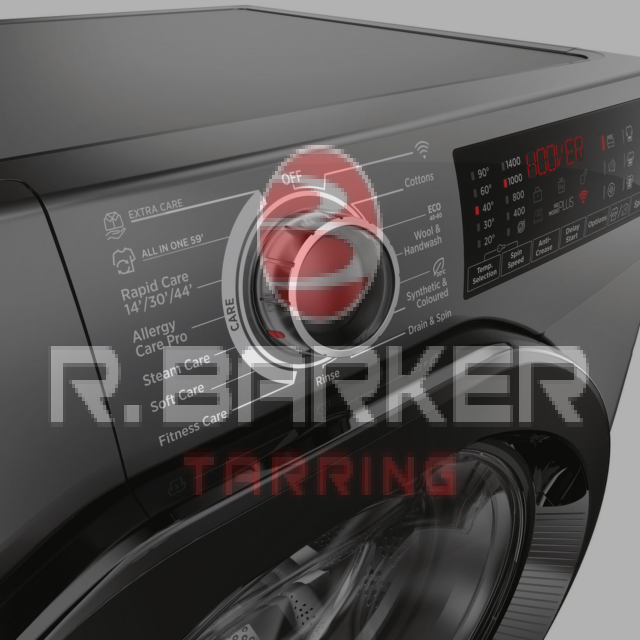 Hoover H3WPS496TAMBR68 9kg 1400 Spin Washer Graphite