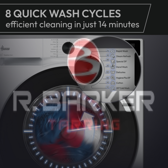 Hoover HGD 4109C-80 10kg 1400 Spin Washer White