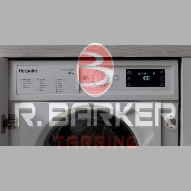 Hotpoint BI WDHG 861485 BIWDHG861485 8kg/6kg 1400 Spin Built In Washer Dryer - White