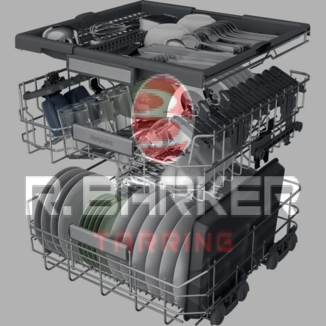 Hotpoint H7F HP43 X UK H7FHP43XUK Dishwasher - Inox - 15 Place Settings