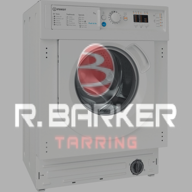 Indesit BIWMIL71252UKN 7kg 1200 Spin Integrated Washing Machine - White