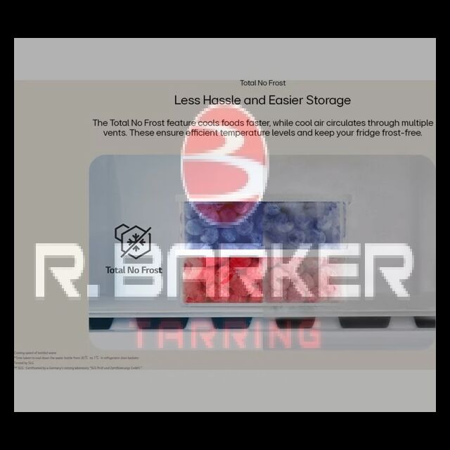 LG GBV3110EPY Fridge Freezer 60/40 No Frost Fridge Freezer - Prime Silver