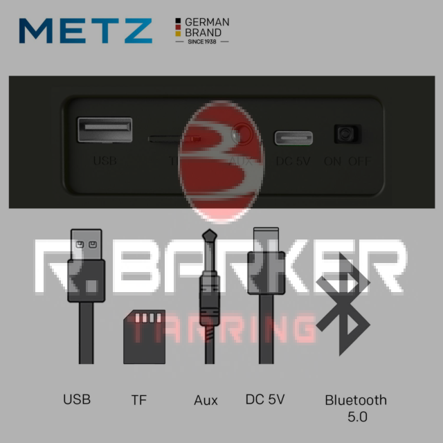 METZ MEBS60 Wireless Bluetooth Speaker - Model MEBS60