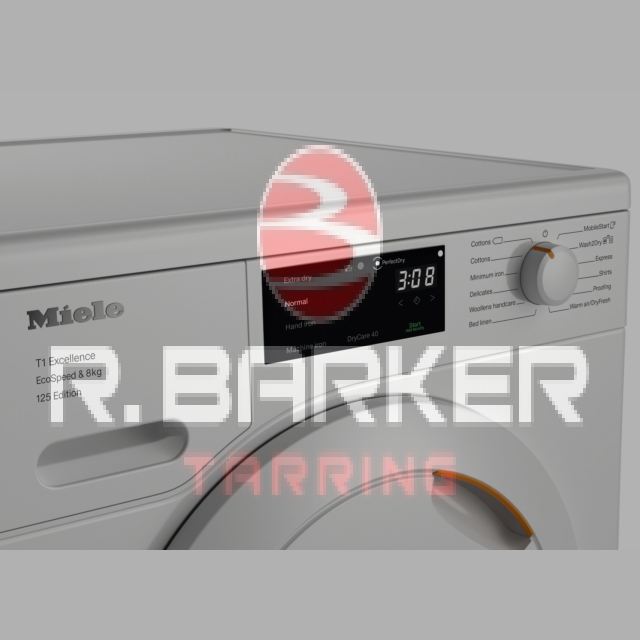 Miele TEC665WP 8kg Heat Pump Tumble Dryer - Lotus White